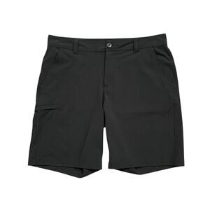Columbia Shorts Mens 36 Black Silver Ridge Cargo Sweat Wick Lightweight Hiking